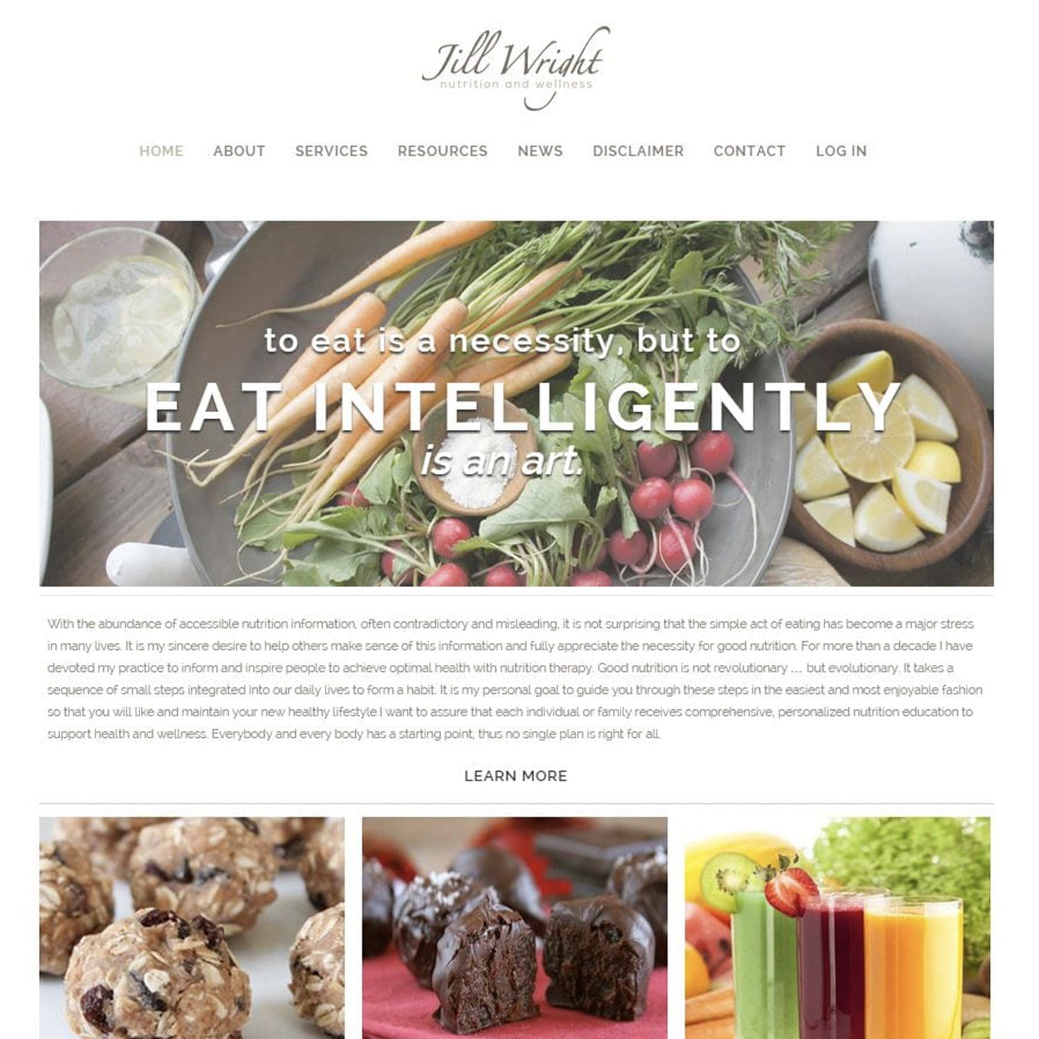 jill wright nutrition and wellness website - JLB, Best Web Design and Web Development Company in Nashville, Brentwood, and Franklin