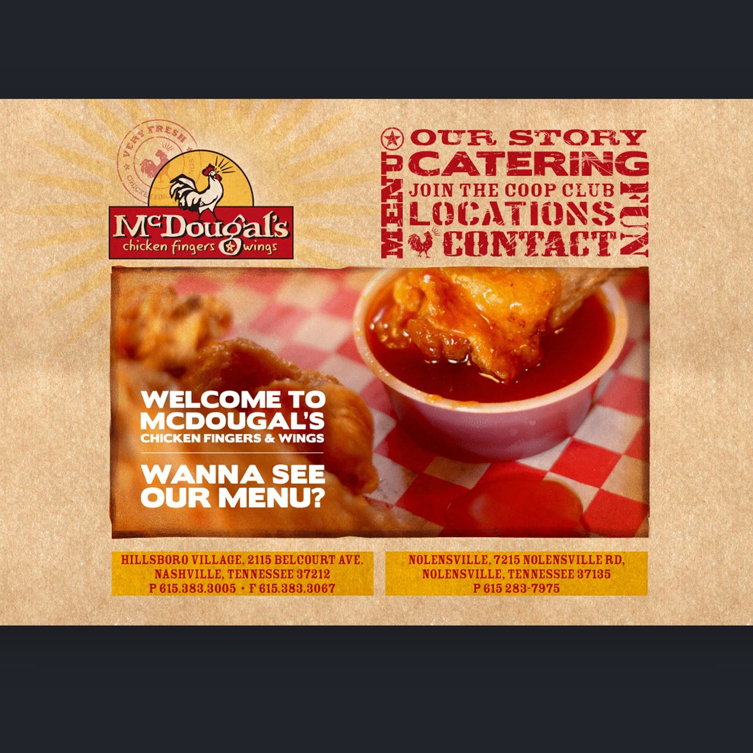 food catering website - JLB, Best Web Design and Web Development Company in Nashville, Brentwood, and Franklin