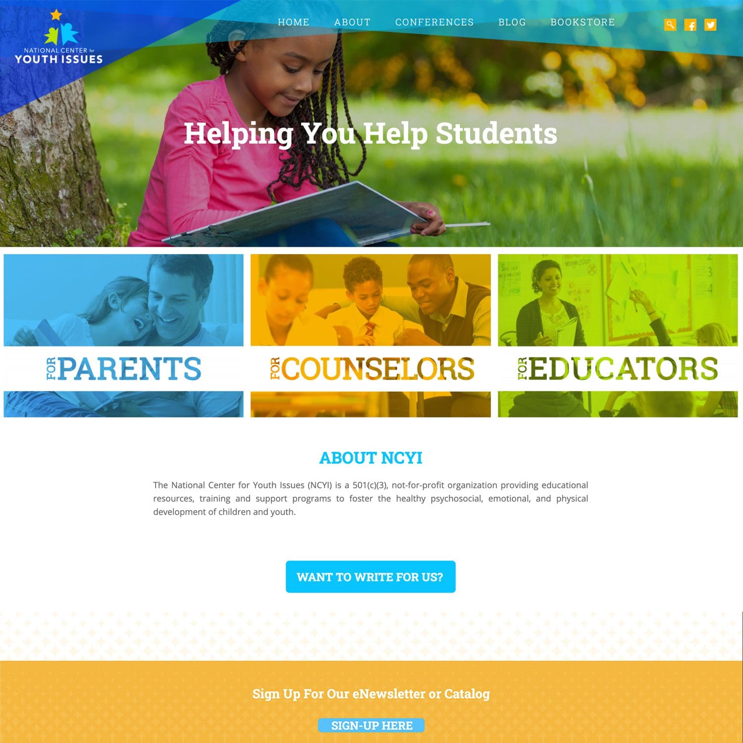 education for youth non profit website - JLB, Best Web Design and Web Development Company in Nashville, Brentwood, and Franklin