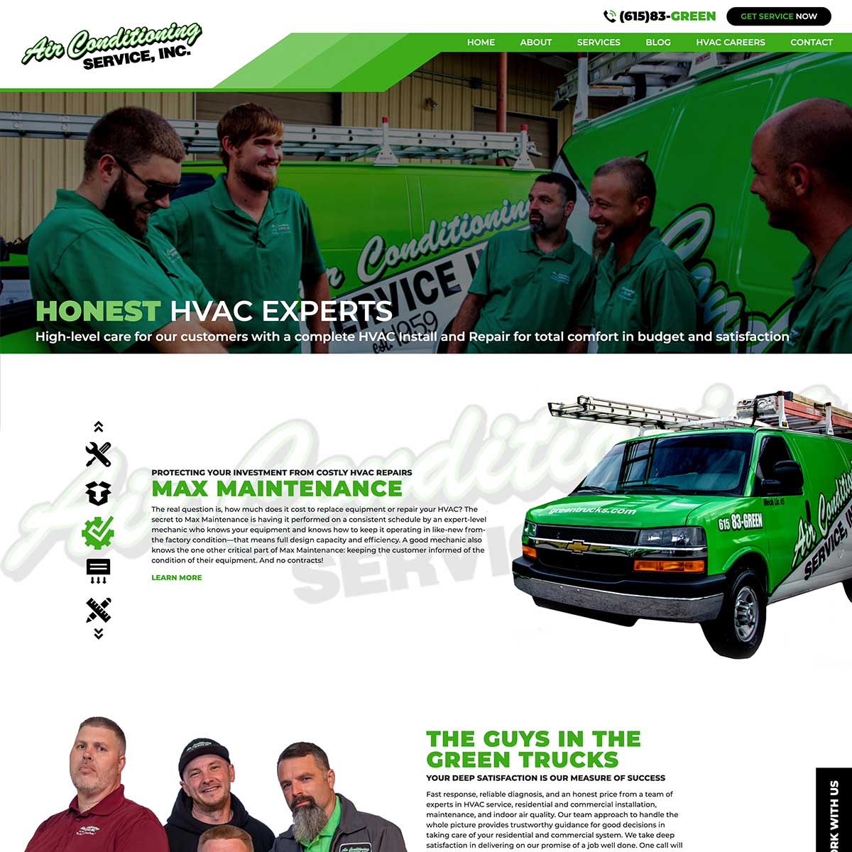 acs website after jlb web designers worked together to recreate it in franklin