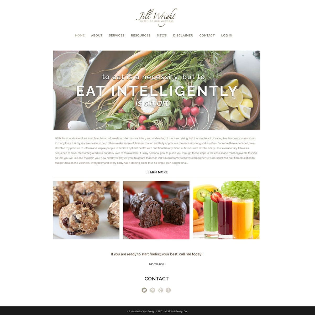 wright website after brentwood web designers worked together to recreate it to include digital marketing and seo support