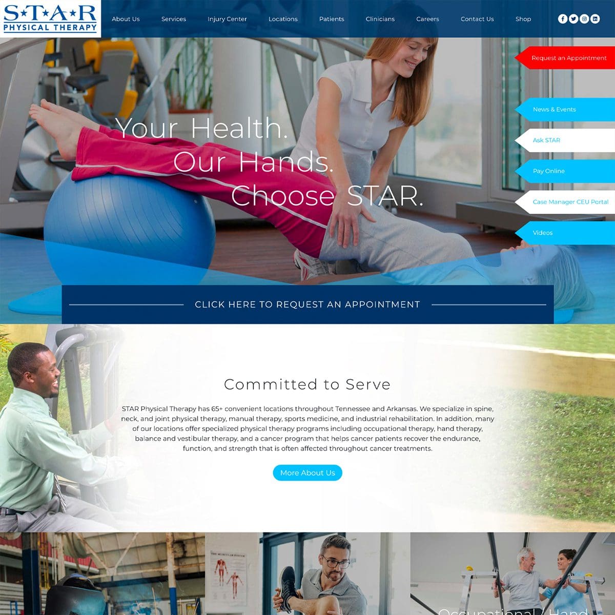 preview of the new star design after it was redesign by the best web design company in brentwood tn