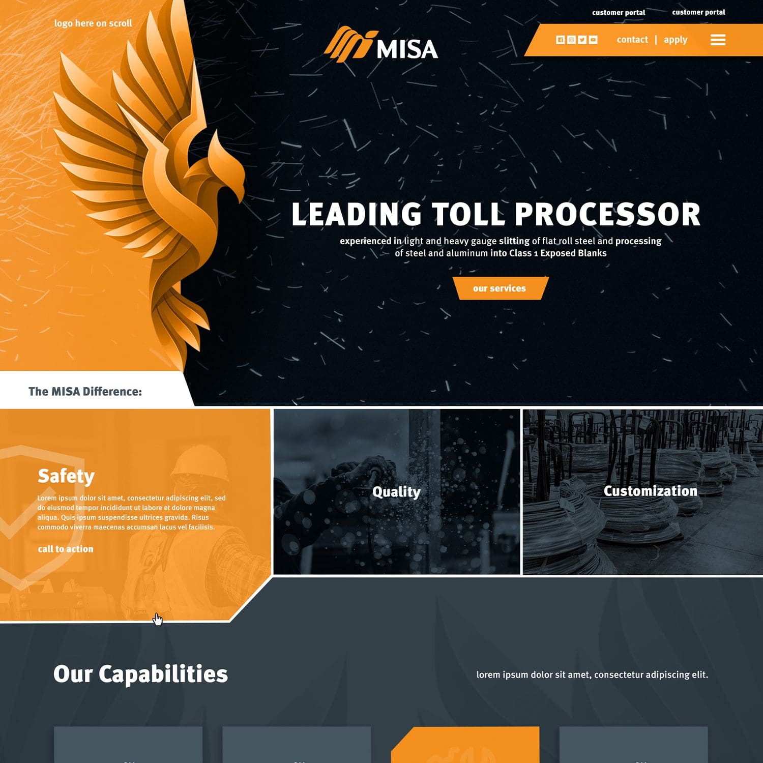 MISA web design inspiration - Nashville, TN